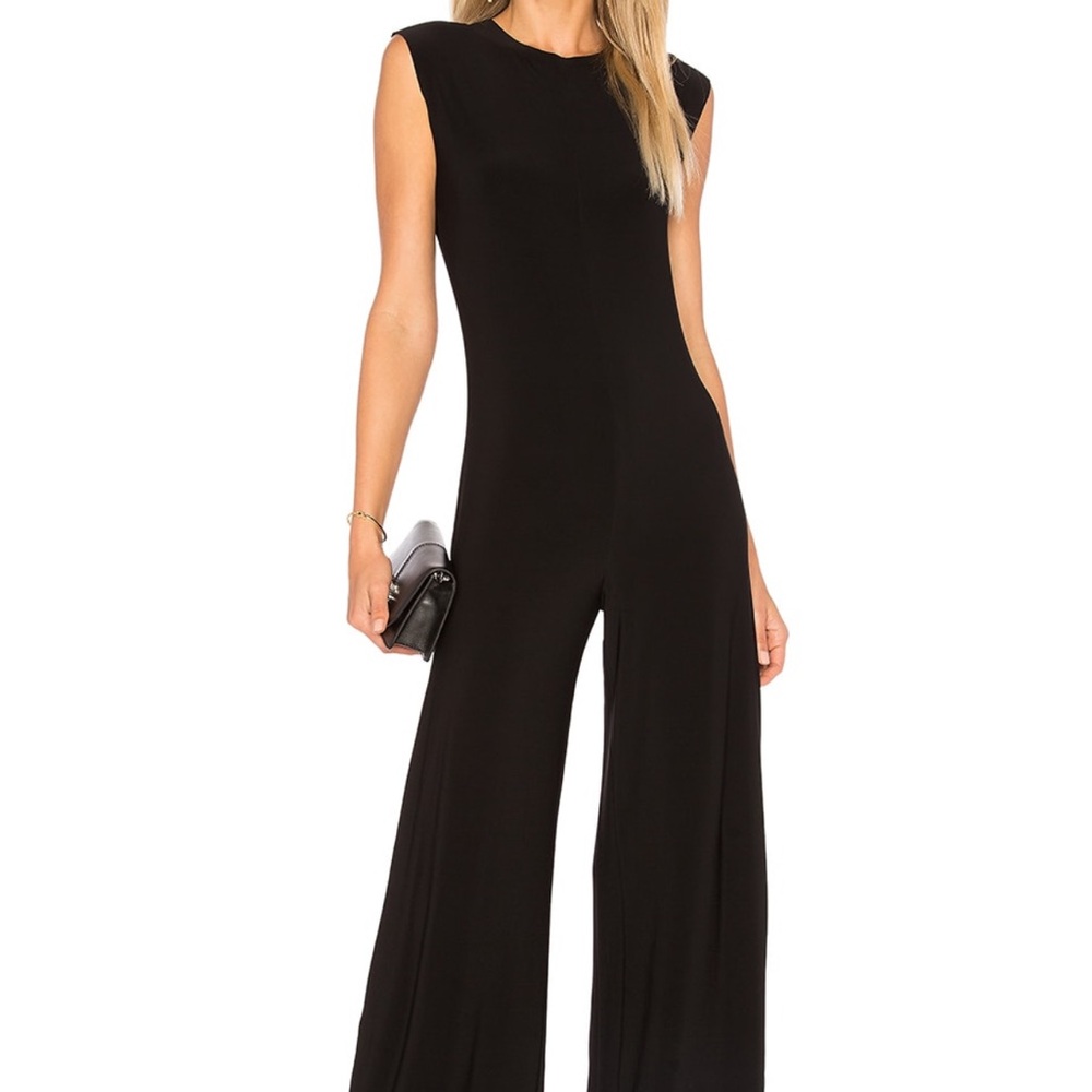 Norma Kamali Elegant Black Jumpsuit